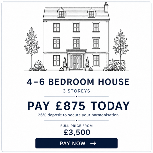 Home Harmonisation 4-6 Bed House (3 Storeys)